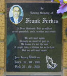 FORBES Frank 1951-2011