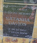 DAVIDS Natasha 1962-2009