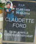 FORD Claudette 1959-2014