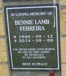 FERREIRA Bennie Lamb 1949-2014