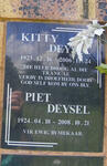 DEYSEL Piet 1924-2008 & Kitty 1923-2006