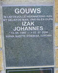 GOUWS Izak Johannes 1940-2006