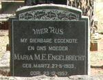 ENGELBRECHT Maria M.E. nee MARITZ 1903-1957