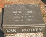 ROOYEN Barend Daniel, van 1907-1962