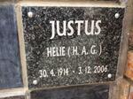 JUSTUS H.A.G. 1914-2006