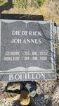 BOUILLON Diederick Johannes 1922-1991