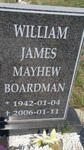 BOARDMAN William James Mayhew 1942-2006