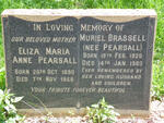 PEARSALL Eliza Maria Anne 1890-1958 :: BRASSELL Muriel nee PEARSALL 1920-1963