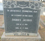 VILJOEN Andries Jacobus 1891-1965