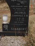 SLABBERT Jacobus Johannes J.M. 1918-1979