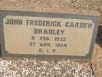 BRADLEY John Frederick Cardew 1933-1954
