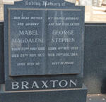 BRAXTON George Stephen 1895-1964 & Mabel Magdalene 1900-1977