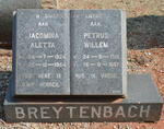 BREYTENBACH Petrus Willem 1916-1987 & Jacomina Aletta 1924-1984