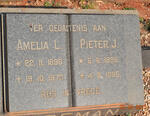 RADEMAN Pieter J. 1896-1965 & Amelia L. 1896-1973