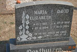 OOSTHUIZEN David 1920-2004 & Maria Elizabeth 1917-1994