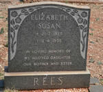 REES Elizabeth Susan 1925-1958