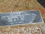 LOTTER Martha J.L. 1917-1962