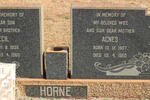 HORNE Agnes 1907-1960 :: HORNE Cecil 1936-1960 :: HORNE Cyril 1942-1994