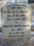 THIART Alvin G.J. 1880-1957 & Heiletjie Aletta Jacoba SMIT 1882-1965