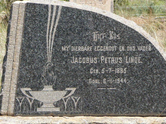 LINDE Jacobus Petrus 1885-1944