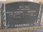 PARENSE Theodor 1873-1957 & Maria Martha CLAASSENS 1881-1957 :: PARENSE Karl Erich 1906-1974