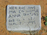 JANTJIES Anna 1932-1995