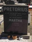PRETORIUS Martha 1894-1978
