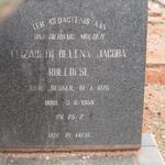 ROELOFSE Elizabeth Helena Jacoba nee BECKER 1870-1958