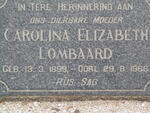 LOMBAARD Carolina Elizabeth 1899-1966