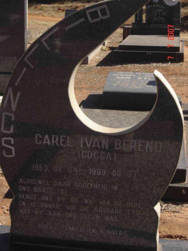 BILLINGS Carel Ivan Berend 1953-1989