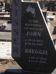 VISSER John 1911-1986 & Breggie 1918-2005
