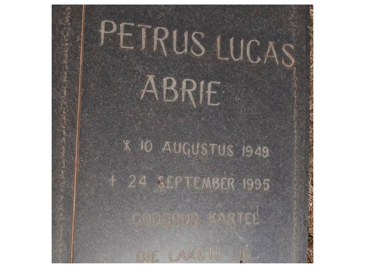 ABRIE Petrus Lucas 1949-1995