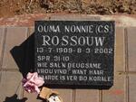 ROSSOUW C.S. 1909-2002