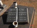 ROUSSEAU Jurgens Human 1912-1991 & Jacomina Alberta 1922-1999