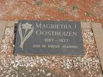 OOSTHUIZEN Magrietha J. 1887-1977