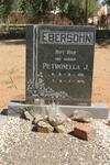 EBERSOHN Petronella J. 1901-1976
