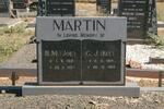 MARTIN H.M. 1912-1987 & C.J. 1914-1983