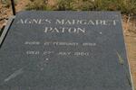 PATON Agnes Margaret 1899-1980