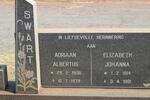 SWART Adriaan Albertus 1908-1979 & Elizabeth Johanna 1914-1991