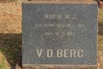 BERG Maria M.J., v.d. nee VORSTER 1865-1957