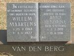 BERG Willem Maartens, van den 1903-1977 & Anna Hendrina STEFFENS 1909-1996