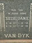 DYK Danie, van 1955-1955 :: VAN DYK Suzie 1957-1957