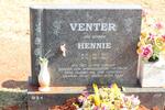 VENTER Hennie 1957-2001