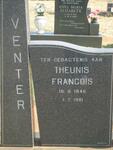 VENTER Theunis Francois 1946-1981