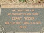 VISSER Gerrit 1912-1958