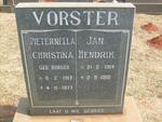 VORSTER Jan Hendrik 1914-1981 & Pieternella Christina BURGER 1917-1977