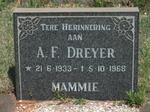 DREYER A.F. 1933-1968
