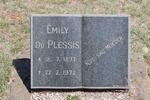 PLESSIS Emily, du 1877-1972