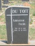 TOIT Abraham Faure, du 1913-1973