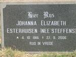 ESTERHUISEN Johanna Elizabeth nee STEFFENS 1915-2006